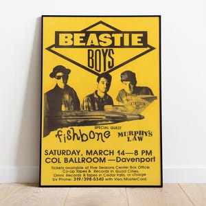 ビースティーボーイズBEASTIE BOYS SABOTAGE ポスター Beastie Boys Body Movin Sabotage Get it Together UK import