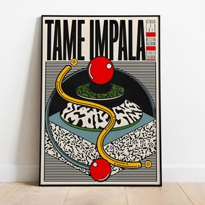 Tame Impala Poster Print |  Music Poster | Album Cover Poster | Wall Decor | Music Gift | Room Decor