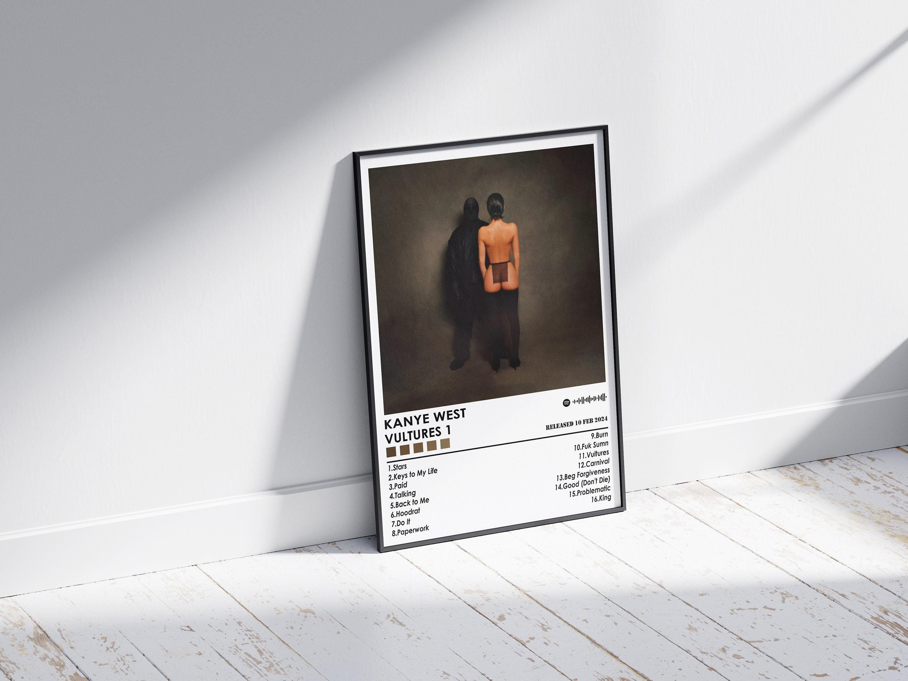 Kanye West Vultures 1 Poster | Album Cover Art Print - Etsy