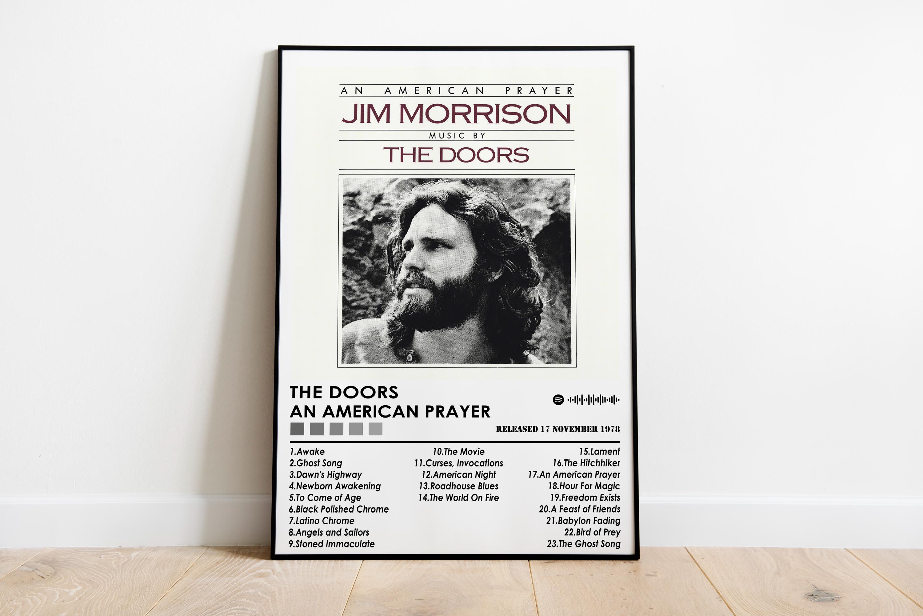 The Doors - an American Prayer Album Cover Art Poster - Etsy