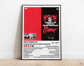 Suicide Boys "I Want Die In New Orleans"-affisch | Musikalbumomslag