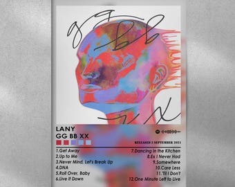 【希少】LANY 特大ポスター Lany Poster Print | Gg Bb Xx Album | Music Poster | Album