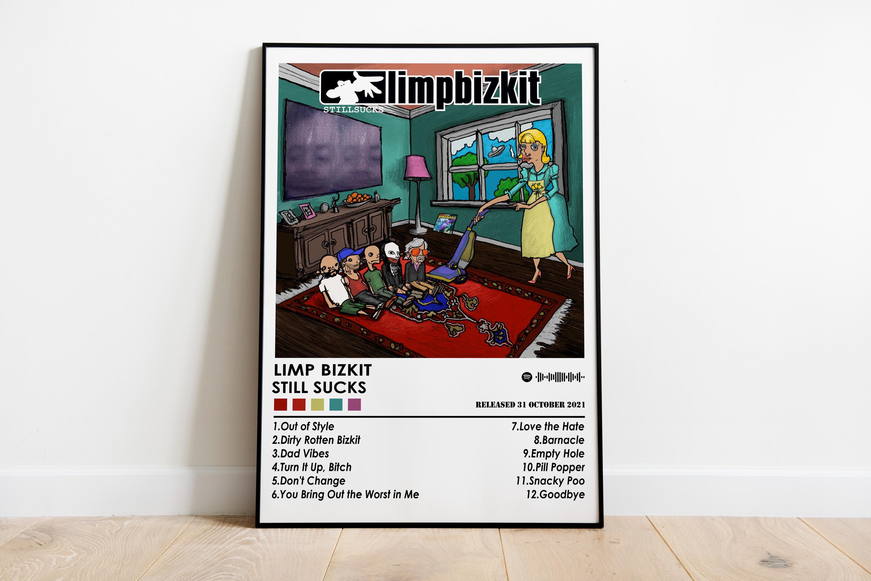 Limp Bizkit 'still Sucks' Album Cover Poster | Music Wall Decor - Etsy