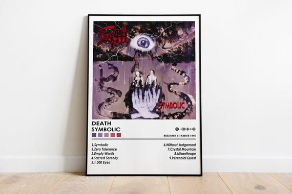 Death Poster Print | Symbolic Poster | Music Poster | Album Cover