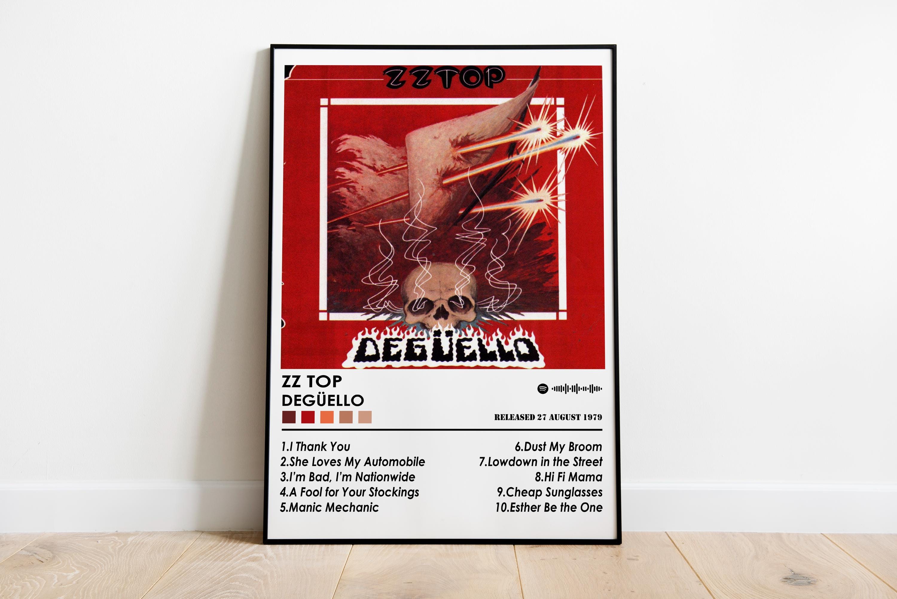 ZZ Top Deguello Album Poster | Music Room Wall Art - Etsy