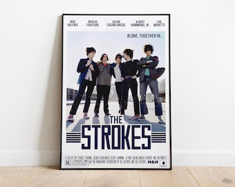 The Strokes Poster Print | Album Cover Art, Indie Music
