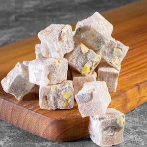 Double Roasted Pistachio Turkish Delight, Engagement - Wedding Sweet, Turkish Pistachio, Authentic Dessert, Tradition Flavors, Treat