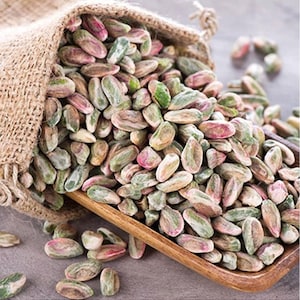 Turkish Pistachio, Raw Pistachio Kernel, Natural Unshelled Pistachio Nuts, Fresh, Best Quality, Organic Unsalted Pistachio, 0.55lb - 250g