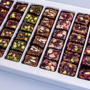 Handmade Turkish Delight, Luxury Turkish Delight Box, Premium Flavors, Real Turkish Delight, Pomegranate Turkish Delight,Mixed Fruit Delight