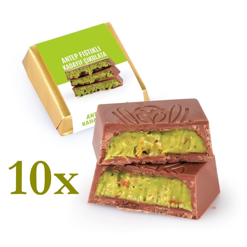 Choco Zen ピスタチオクナファ ドバイチョコレート　セット ミニミルクドバイチョコレート、クナーフェチョコレート、ドバイ