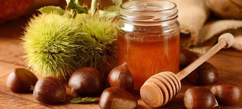 Raw Chestnut Honey: Organic Tree Flower Extracts, 16oz