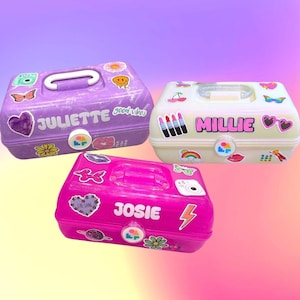 Girls Caboodle Make up Storage, Jewelry Storage, Girls Birthday Gift, Sleepaway Camp Gift, Tween Girl