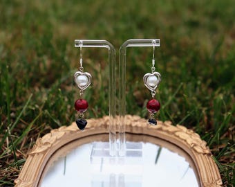Vampy Girl Earrings | Vampire Jewelry| Romantic Goth Earrings