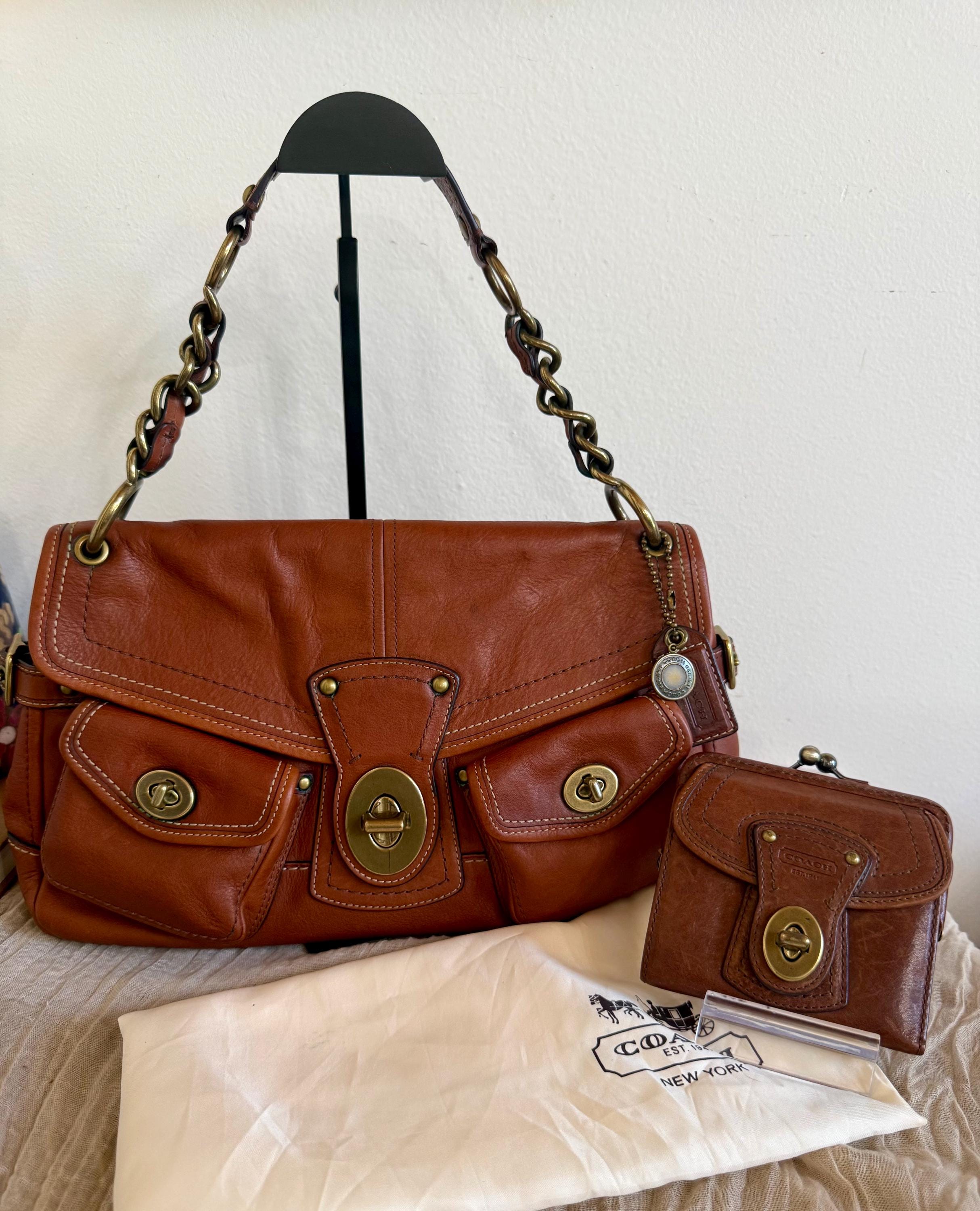 Coach Vintage Turnlock Bag - Etsy
