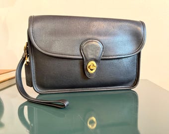 Vintage Coach 2004 Blue Suede Hampton Demi Buckle Bag - Etsy