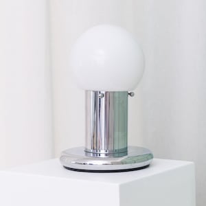 Space Age Table Lamp - Vintage Postmodern Memphis Style - Made in Italy 1970s - Retro Mid Century Modern Lighting for Home Decor