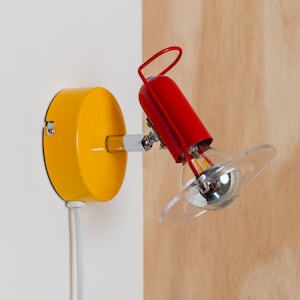 Vintage Spot Wall Lamp by Paulmann 1980s - Postmodern Memphis Style - Colorful Metal Design