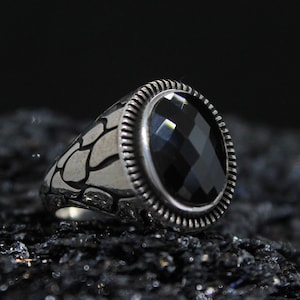 Anello In Argento Sterling 925 Alla Moda Per Gioielli Da Uomo - Foto 7