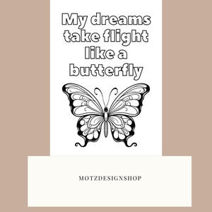 Positive Affirmationen zum Ausmalen für Kinder, Malbuch, Achtsamkeitskarten, Affirmationen für Kinder, Geschenk