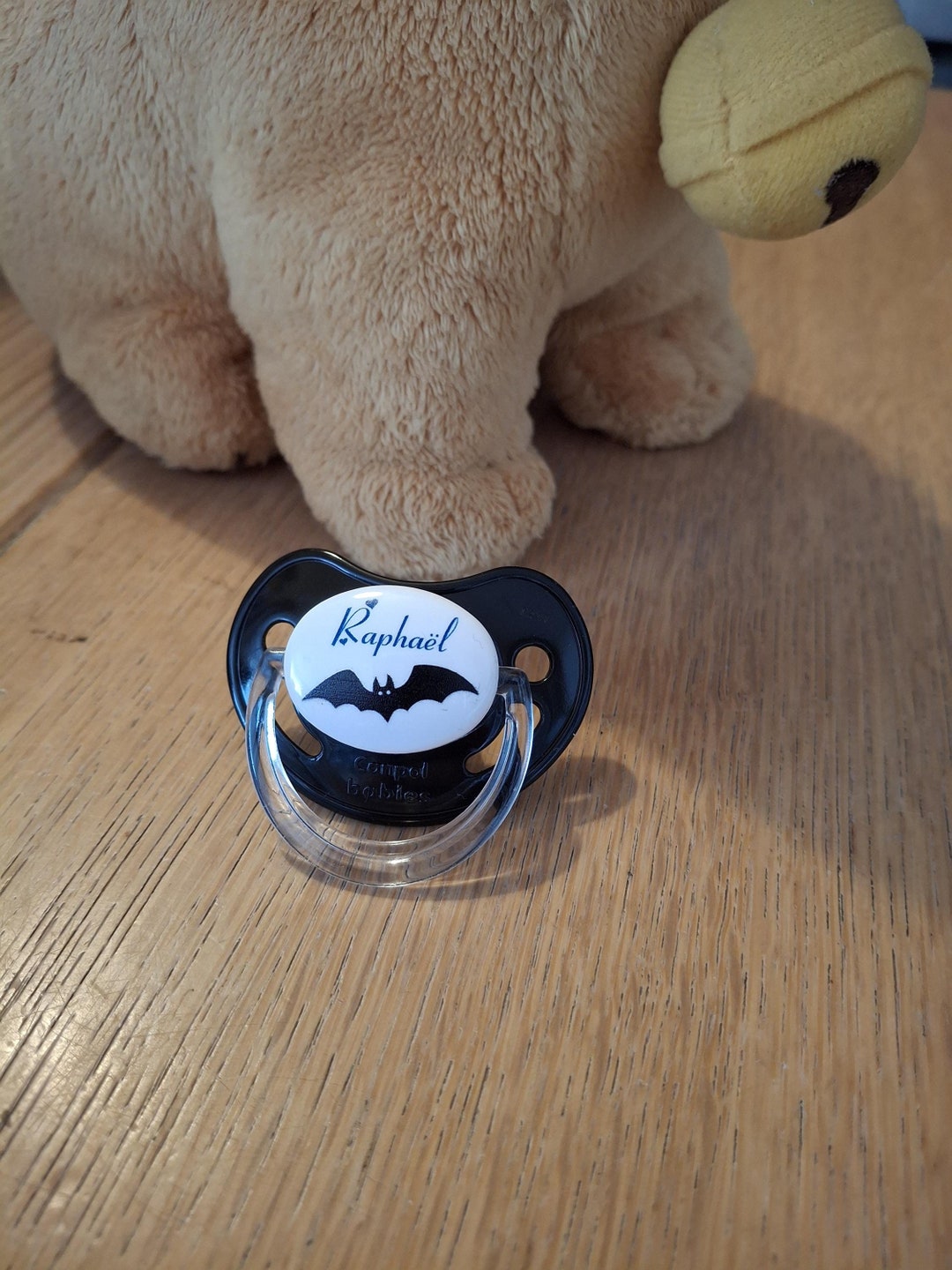 Personalized Halloween Bat Baby Pacifier With Name MA033 - Etsy