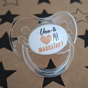 Baby Pacifier Will You Be My Godmother? PM202