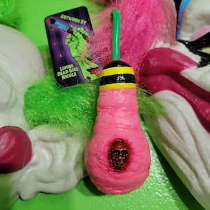 CUSTOM Made To Order Ornament | &quot;Cotton Candy Cocoons&quot; Handmade Horror Killer Klowns From Outerspace Clowns Home Decor