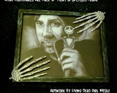 Framed Portrait Art Print: "What Nightmares Are Made of" - Tim Burton and Jack Skellington Nightmare Before Christmas