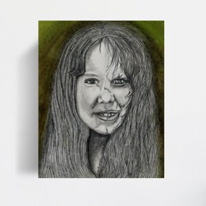 Portrait Drawing Art Print: The Power of Christ Compels You