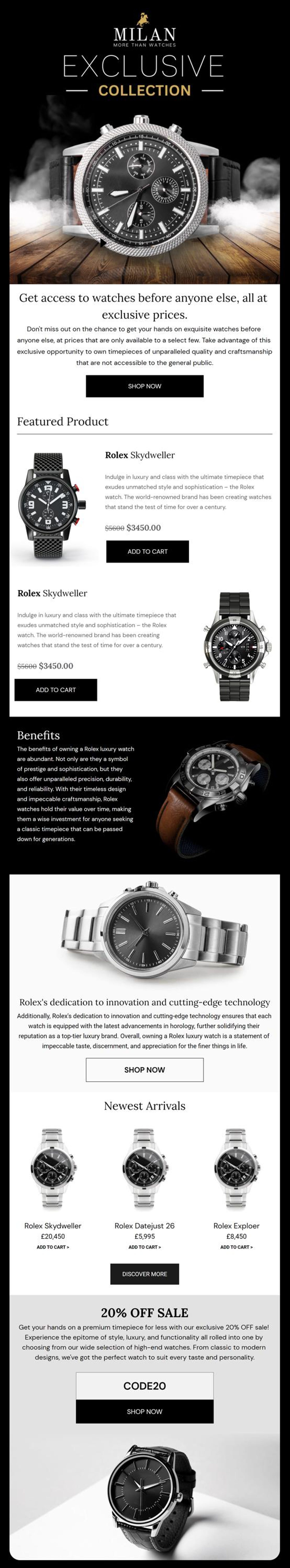 Mailchimp Editable Template Pack - Etsy