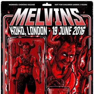 Melvins Screenprint - Koko London 2016