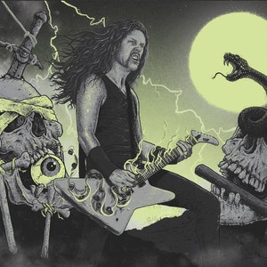 James Hetfield Print