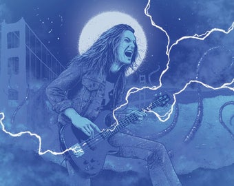 Impresión de Cliff Burton