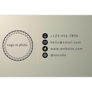 Elegant Business Cards, Customizable Business Cards