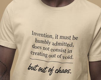 Mary Shelley Shirt | Frankenstein Quote Literary T-Shirt