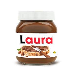 Personalizzabile Nutella-Aufkleber / Nutella Etikett für Schokoladenaufstrich / Geschenkidee für Geburtstag Nome / Adesivo in vinile