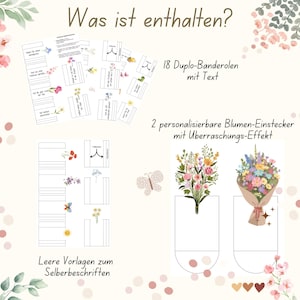 Duplo Banderole Abschiedsgeschenk Kita Erzieherin Betreuerin I Vorlage zum Ausdrucken I Kindergarten Dankeschön imagen 6