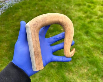 Wooden Walking Stick Handle Full Turned