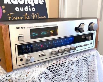 Gorgeous Vintage 35 WPC Sony STR-4800SD, Stereo Receiver in Real Cherry