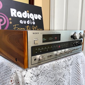 Gorgeous Vintage 55 WPC Sony STR-5800SD, Stereo Receiver in Real Cherry