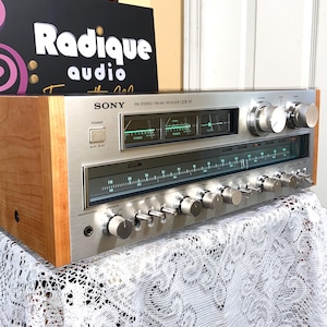 Sony STR-V7 Flagship Receiver – Monster 150W Vintage Amp Restored, Level 3 Service, Gold Binding Posts, Cherry Wood Panels