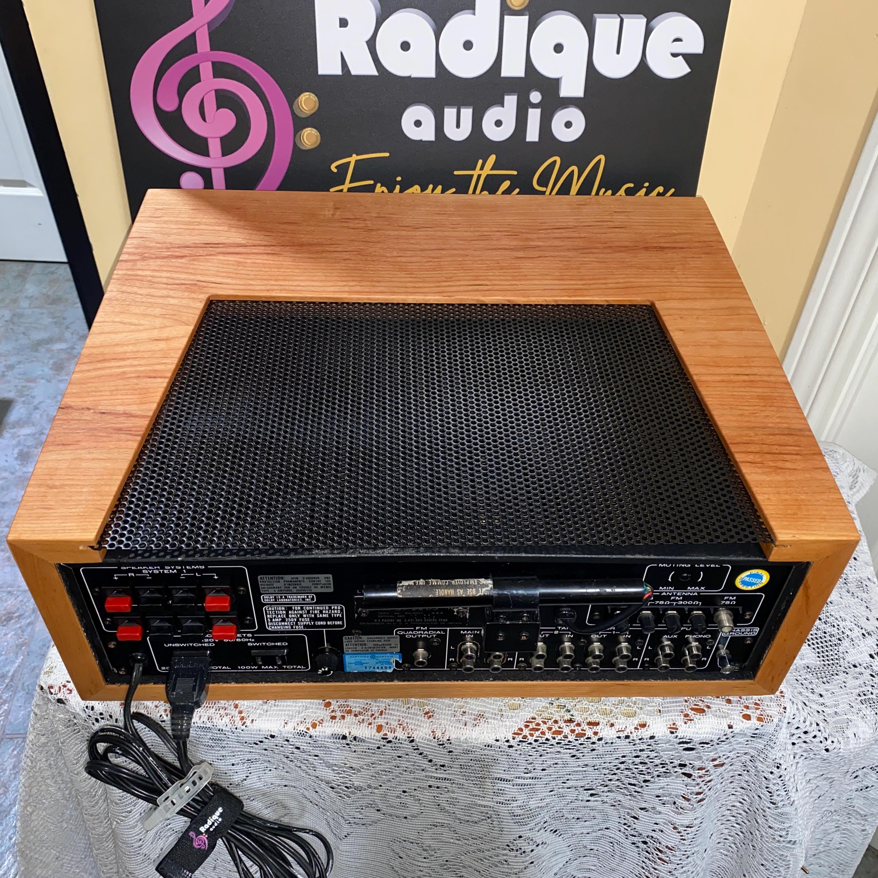 Vintage Marantz 2265 Receiver – 65WPC, Custom Cherry Wood Cabinet