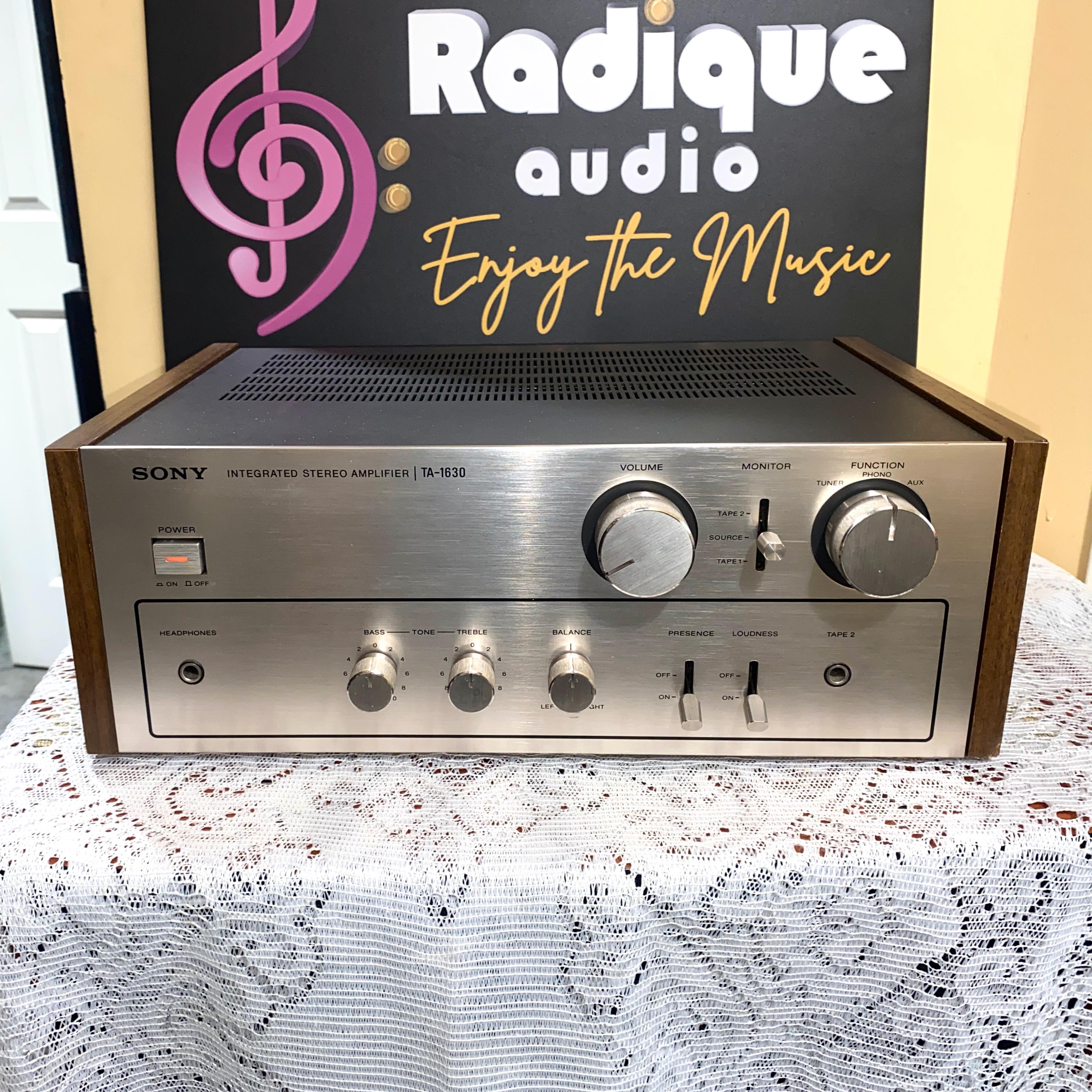 Attractive Vintage 22 WPC Sony TA-1630 Stereo Integrated Amplifier