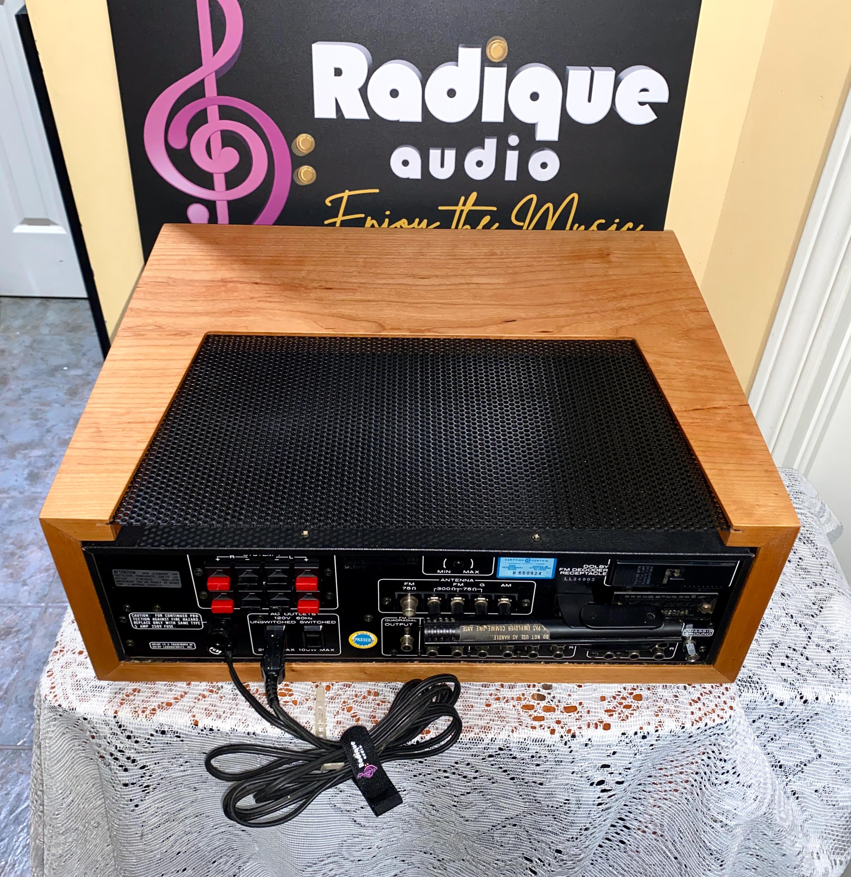Vintage Marantz 2265B Receiver – 65WPC, Custom Cherry Wood Cabinet