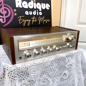 Attractive Vintage 15 WPC SX-450 Pioneer Stereo Receiver in Custom Walnut