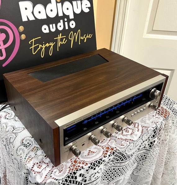 Pioneer SX-525 AM/FM Stereo Receiver – 17WPC, Blue-light Era, Dual