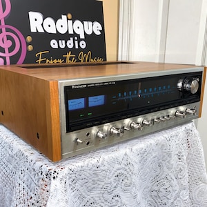 Gorgeous, Vintage 70 WPC Pioneer SX-939 Stereo Receiver in Custom Cherry Wood cabinet
