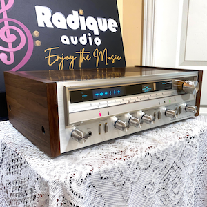 Vintage Pioneer SX-3600 Receiver – 30WPC, Fluoroscan Display, Walnut Veneer Sides, Serviced, Silver Face, Ready to Ship