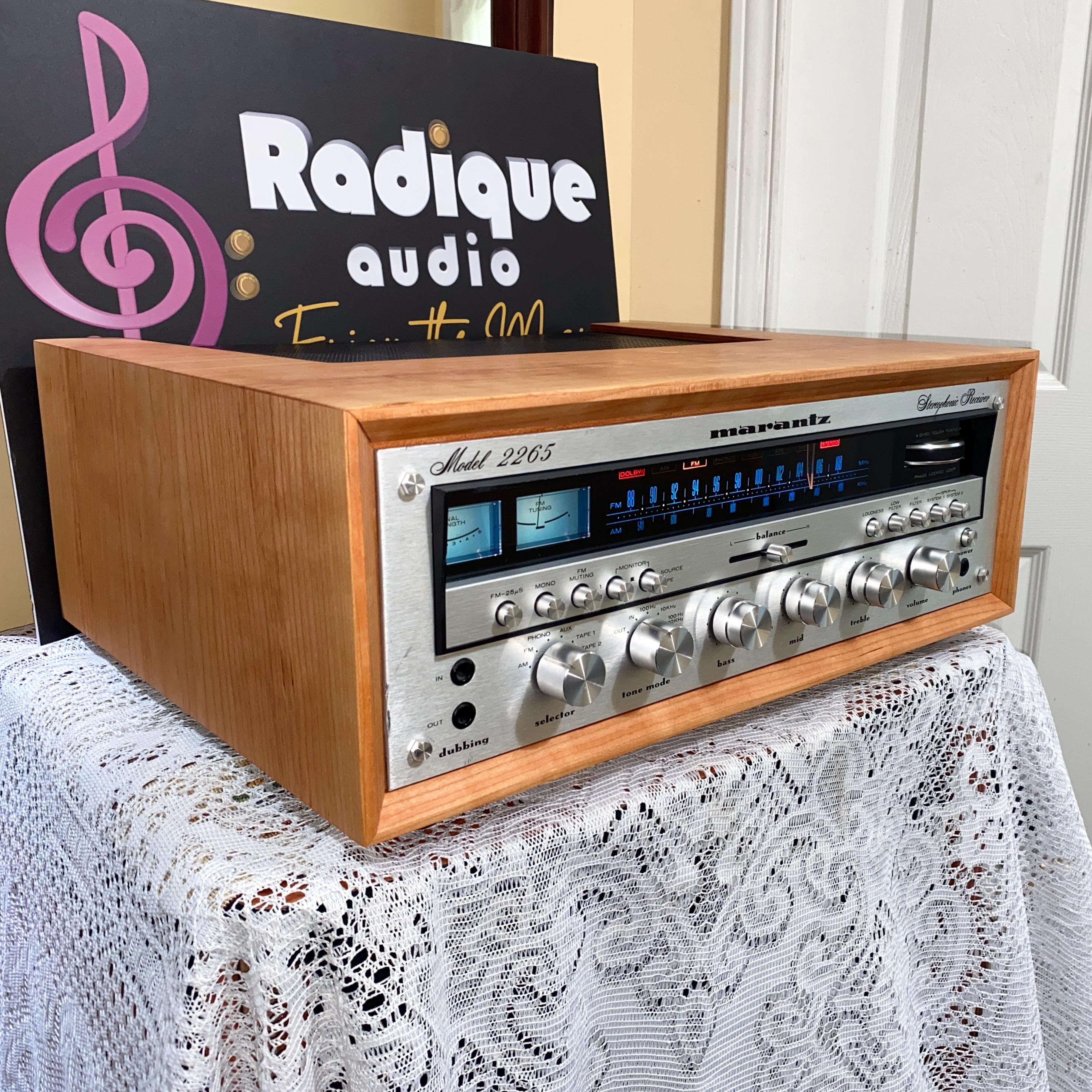 Vintage Marantz 2265 Receiver – 65WPC, Custom Cherry Wood Cabinet