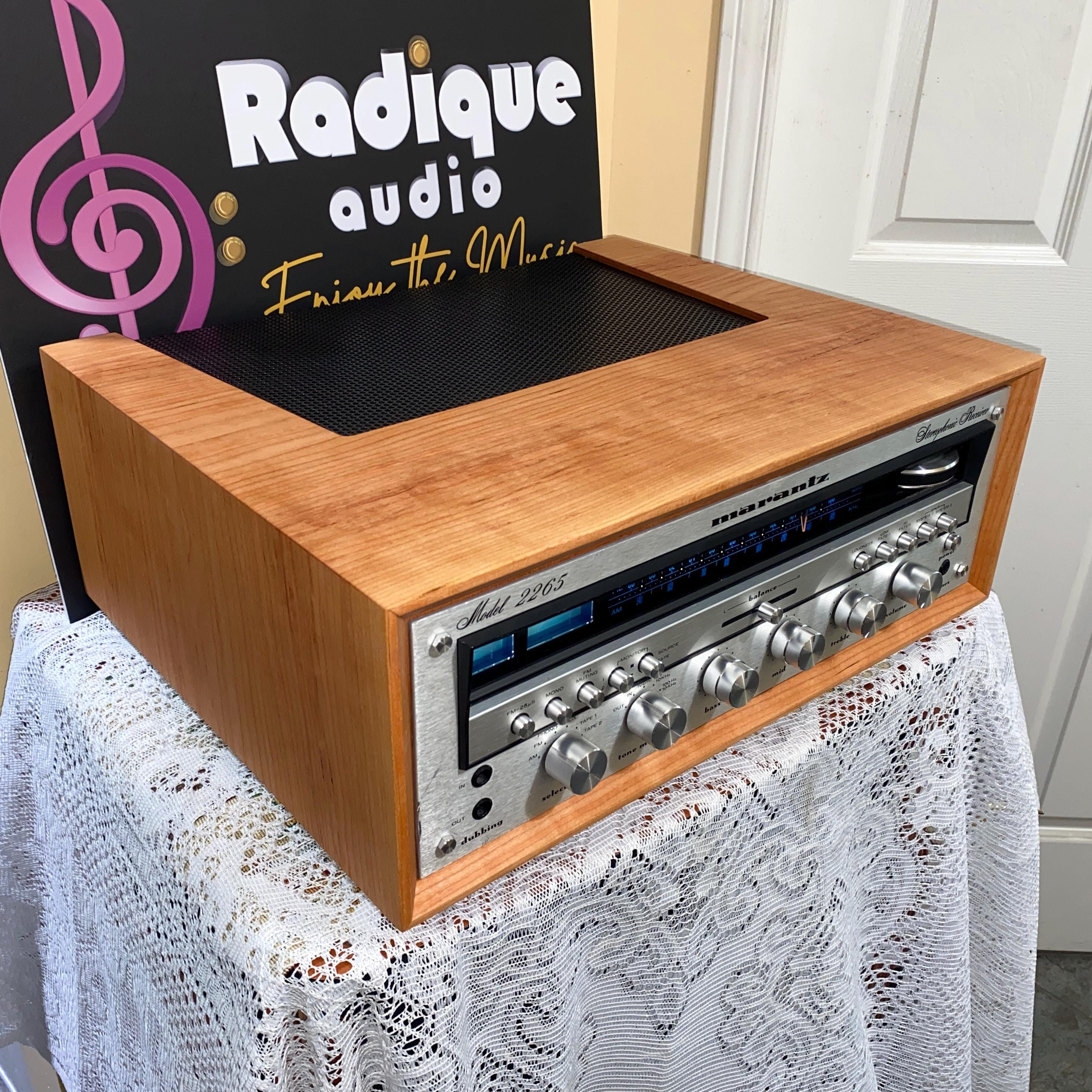 Vintage Marantz 2265 Receiver – 65WPC, Custom Cherry Wood Cabinet