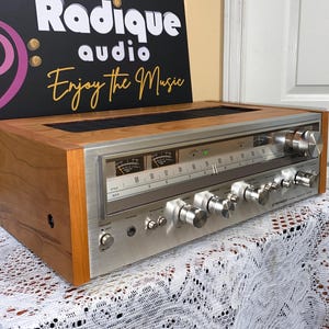 Pioneer SX-680 Receiver | Vintage, Serviced, Customized with Beautiful Ottawa Valley Cherry Wood Cabinetry | 30 WPC | Ready to Ship